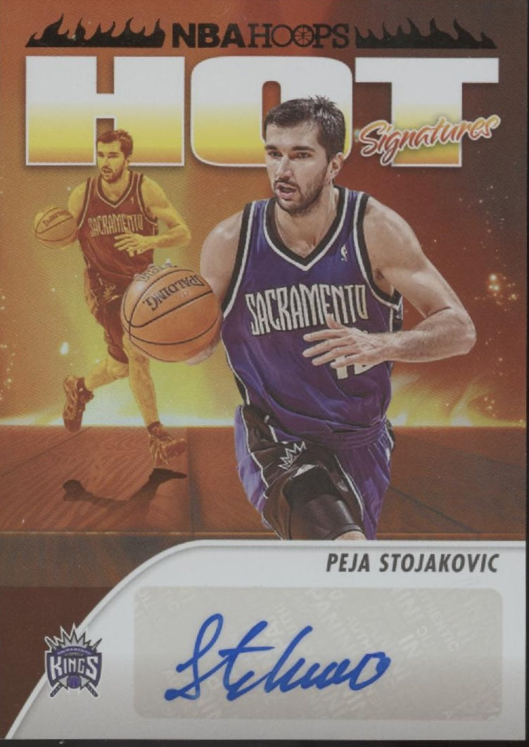 Peja Stojakovic 2023-24 Panini Hoops Hot Signatures Auto #HS-PEJ