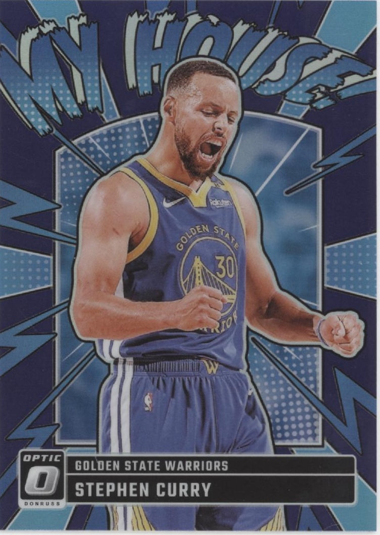 Stephen Curry 2024-25 Panini Donruss Optic My House Purple Prizm #17