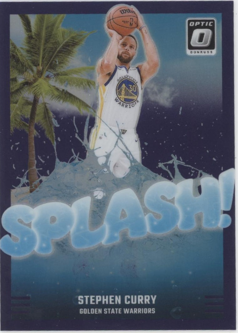 Stephen Curry 2024-25 Panini Donruss Optic Splash! Purple Prizm #2 #1