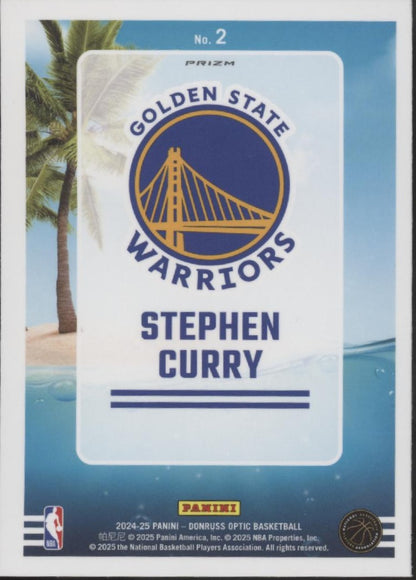 Stephen Curry 2024-25 Panini Donruss Optic Splash! Prizm #2