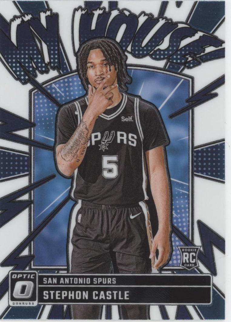 Stephon Castle 2024-25 Panini Donruss Optic My House! RC #16