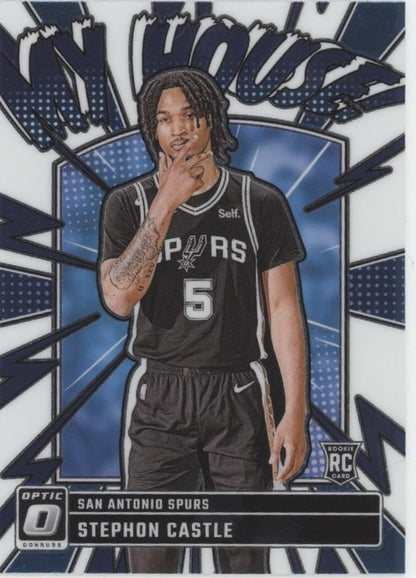 Stephon Castle 2024-25 Panini Donruss Optic My House! RC #16