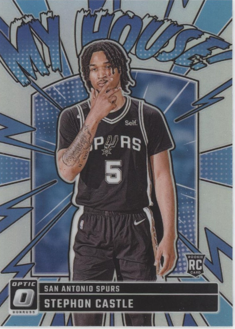 Stephon Castle 2024-25 Panini Donruss Optic My House! Prizm RC #16