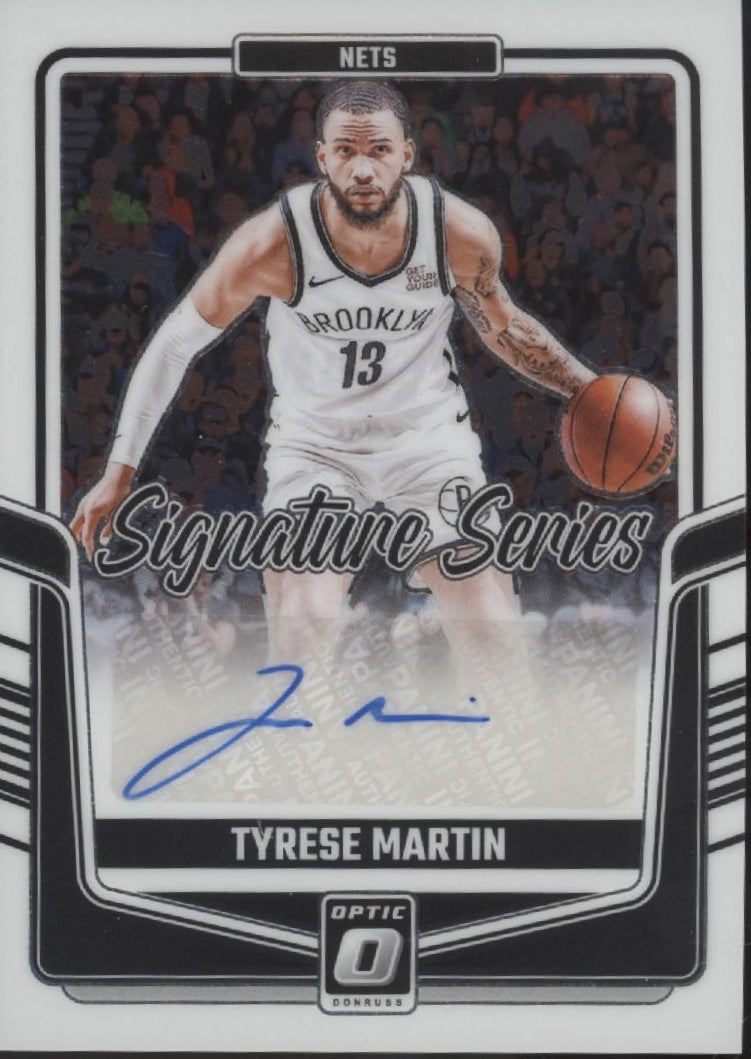Tyrese Martin 2024-25 Panini Donruss Optic Signature Series Auto #SS-MRN