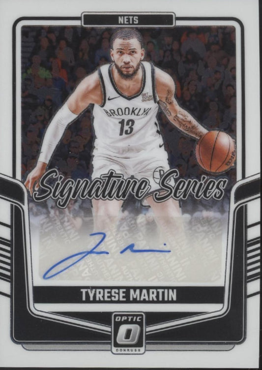 Tyrese Martin 2024-25 Panini Donruss Optic Signature Series Auto #SS-MRN