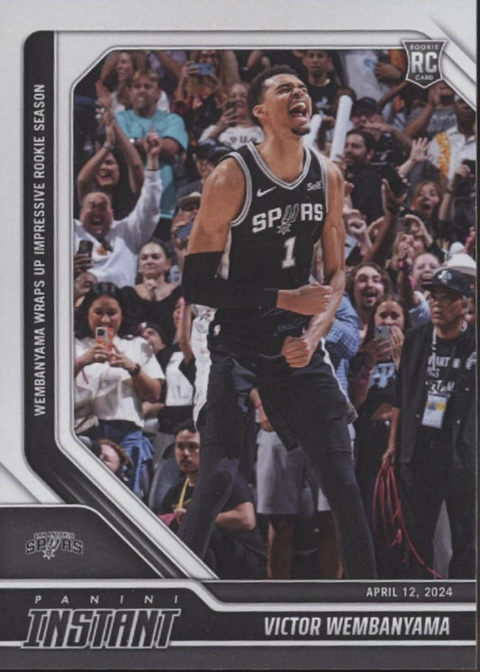 Victor Wembanyama 2023-24 Panini Instant RC #495