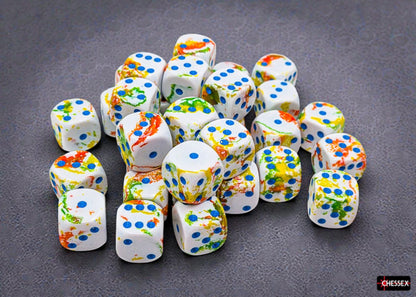 Chessex: Breezy/Blue 12mm d6 Dice Block (36 Dice)