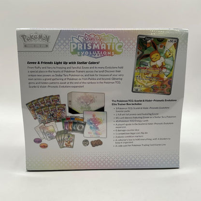 Pokemon: Scarlet & Violet Prismatic Evolutions Elite Trainer Box *$40 Price Tag Printed, See Pictures*
