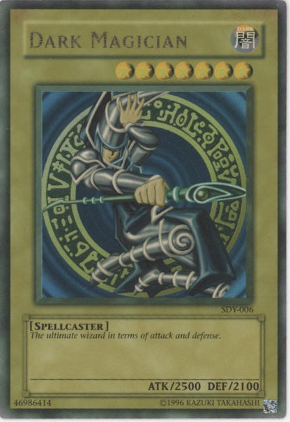 Dark Magician Yu-Gi-Oh! SDY-006 Heavy Fade Printing Error