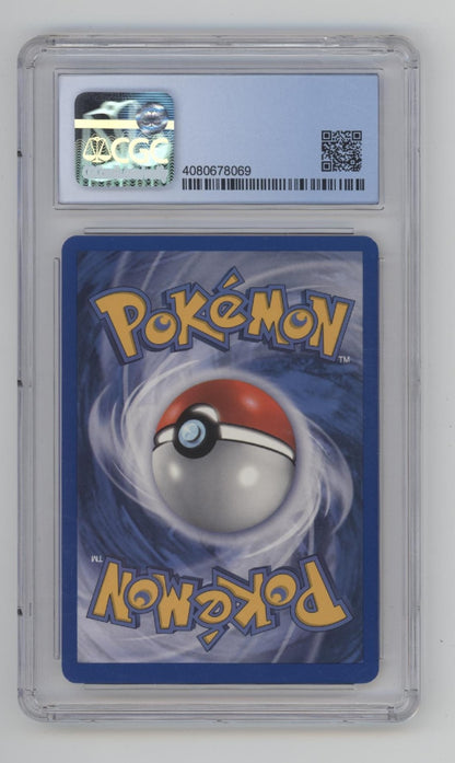 Brock's Vulpix Pokemon Gym Challenge W Stamp Top Deck Magazine #37 CGC 9