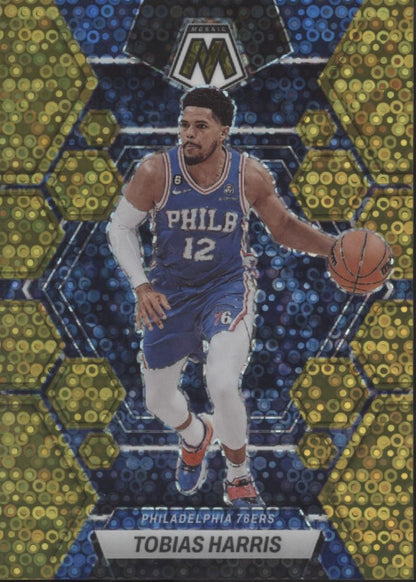 Tobias Harris 2022-23 Panini Mosaic Gold Fast Break Prizm 08/10 #28