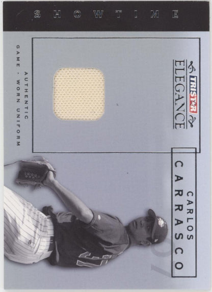 Carlos Carrasco 2007 Tristar Elegance Showtime Swatch #ST-CCs