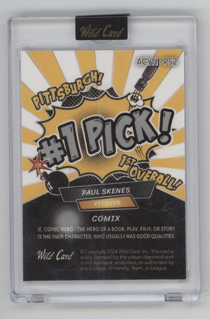 Paul Skenes 2024 Wild Card Alumination Comix 3/3 #ACYN-PS2