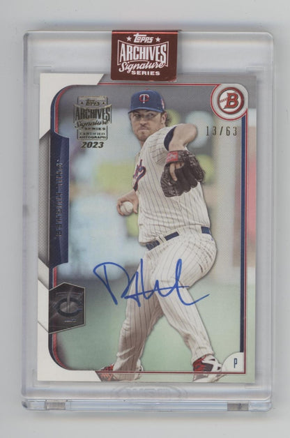 Phil Hughes 2023 Topps Archives Signature Series Auto 13/63 #92