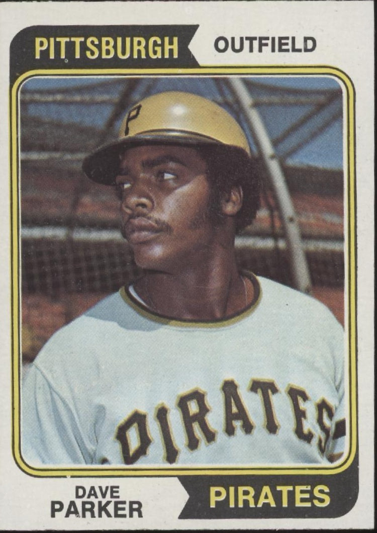 Dave Parker 1974 Topps RC #252 Pittsburgh Pirates VG