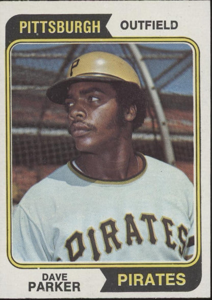 Dave Parker 1974 Topps RC #252 Pittsburgh Pirates VG