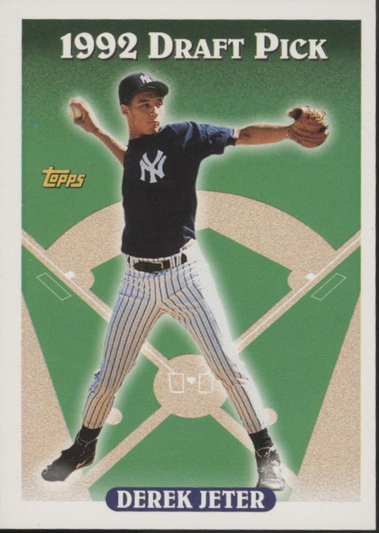 Derek Jeter 1993 Topps Draft Pick #98 #3