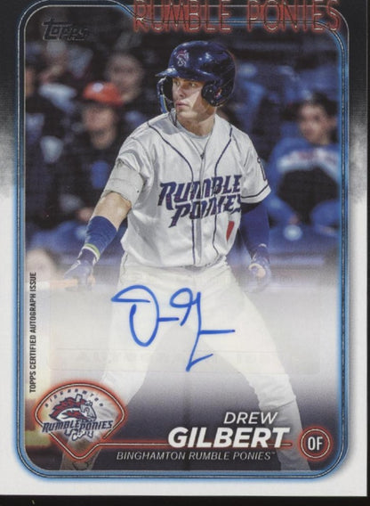 Drew Gilbert 2024 Topps Pro Debut Auto #PD-114