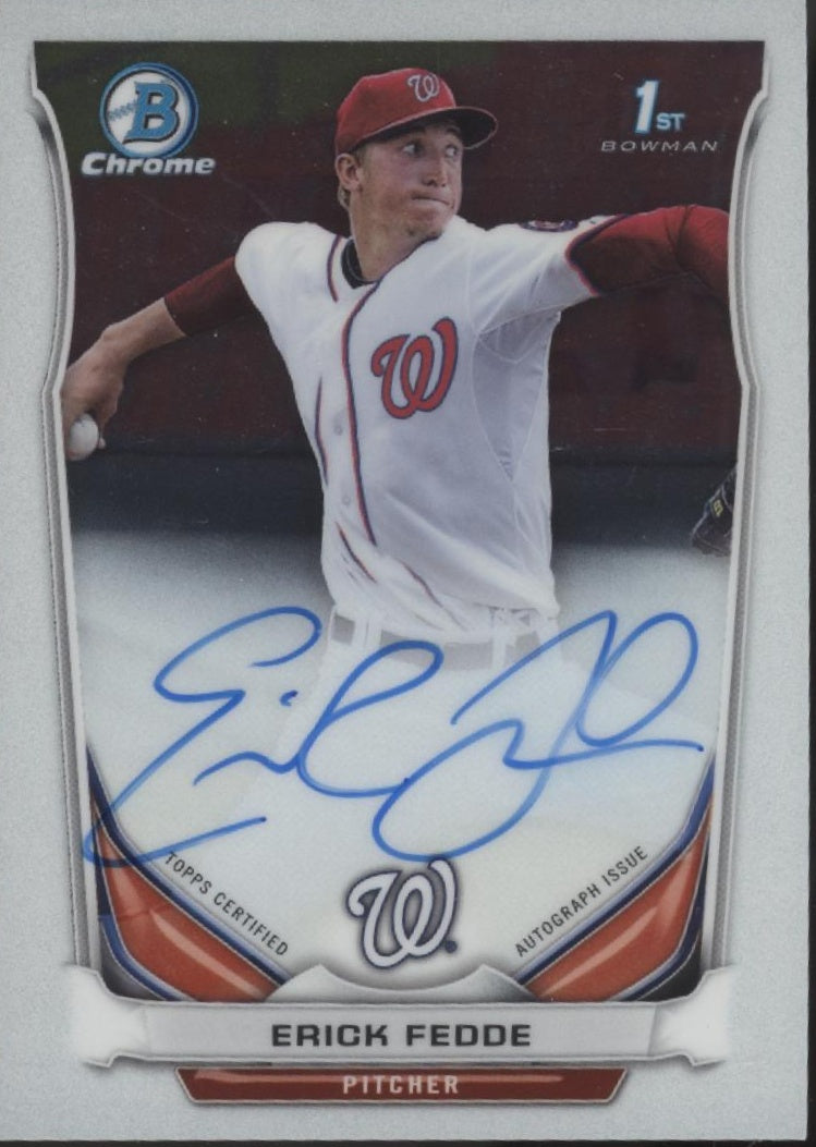 Erick Fedde 2014 Bowman Chrome Auto #BCA-EF