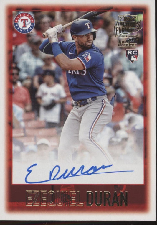 Ezequiel Duran 2023 Topps Archives Fan Favorites RC Auto #97FF-ED