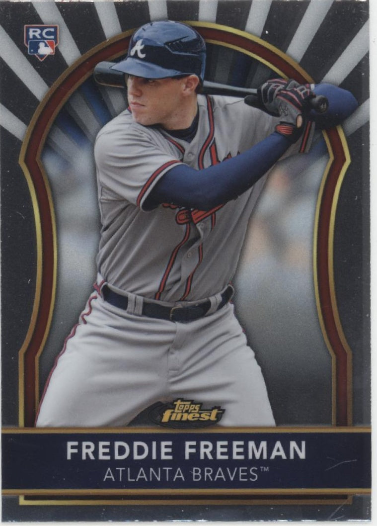 Freddie Freeman 2011 Topps Finest RC 72