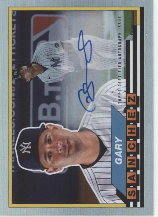 Gary Sanchez 2021 Topps Archives Holo Auto #89BF-31