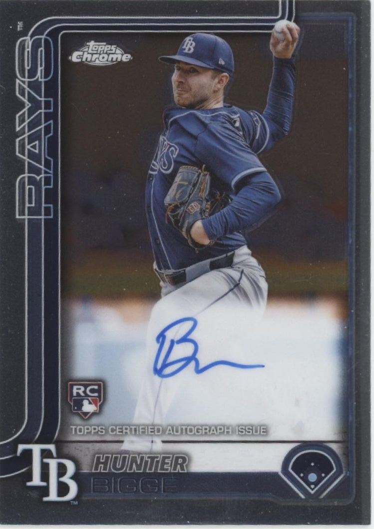 Hunter Bigge 2025 Topps Chrome RC Auto #RA-HBI