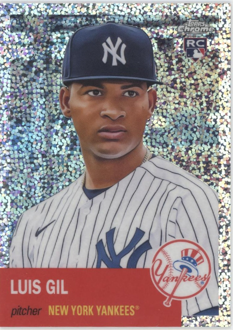 Luis Gil 2022 Topps Chrome Platinum Speckle Refractor RC 034/150 #469