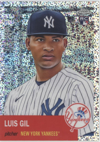 Luis Gil 2022 Topps Chrome Platinum Speckle Refractor RC 034/150 #469
