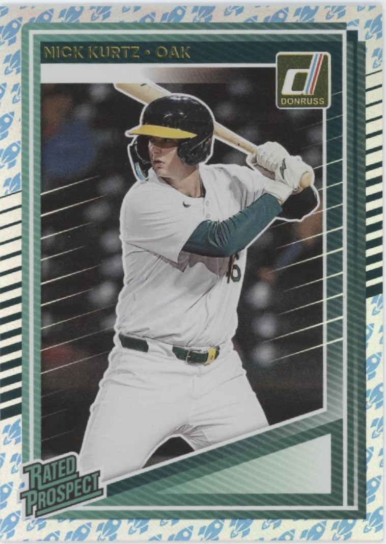 Nick Kurtz 2025 Panini Donruss Rated Prospect Rocket Holo #154