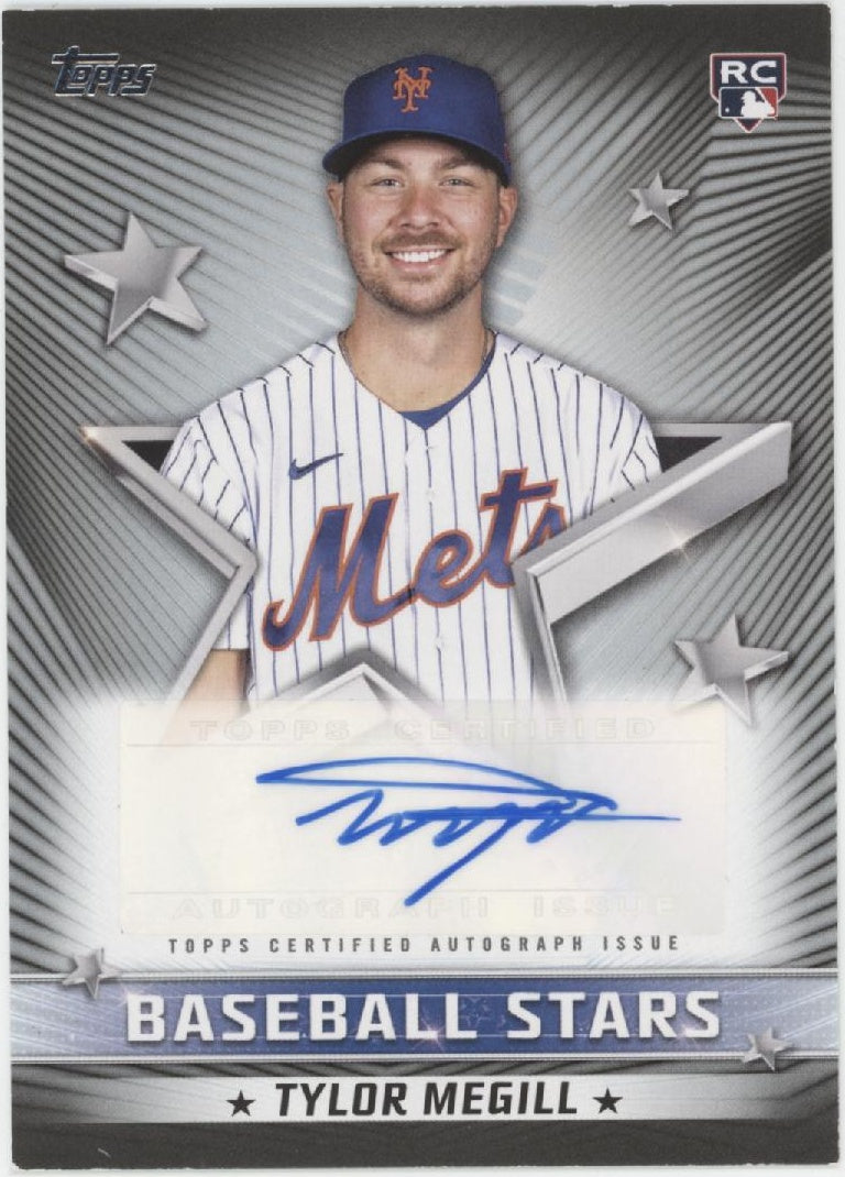 Tylor Megill 2022 Topps Stars RC Auto 123/199 #BSA-TM