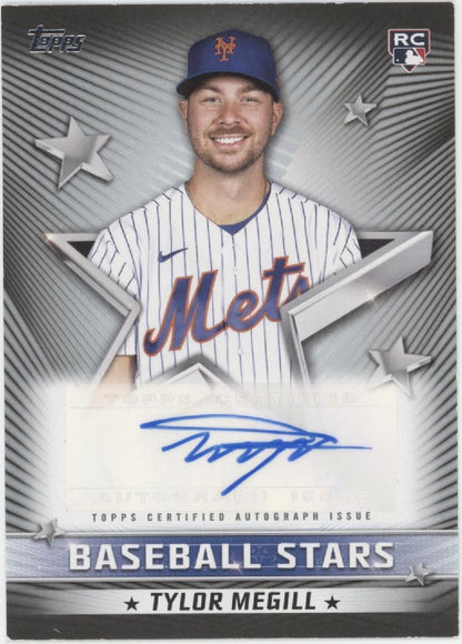 Tylor Megill 2022 Topps Stars RC Auto 123/199 #BSA-TM