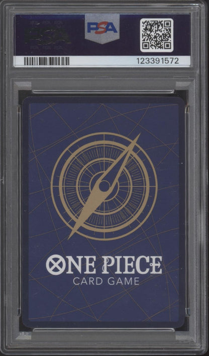 Enel One Piece Card Game Awakening of the New Era Special Alt Art #100 PSA 9