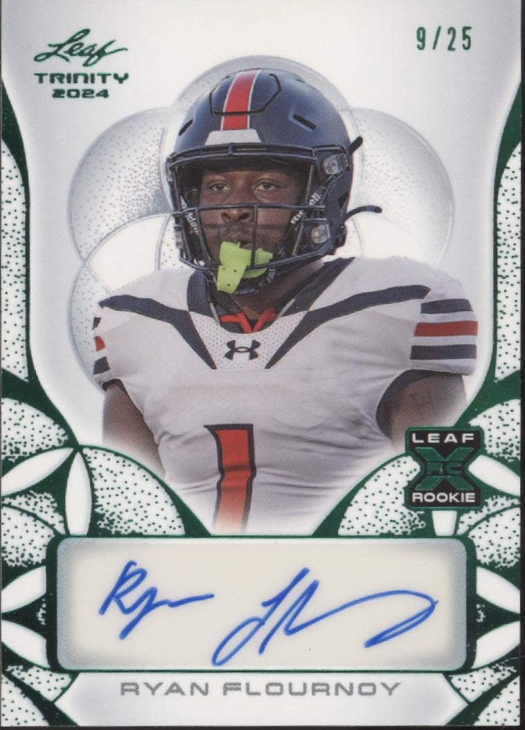 Ryan Flournoy 2024 Leaf Trinity Green RC Auto #BA-RF1