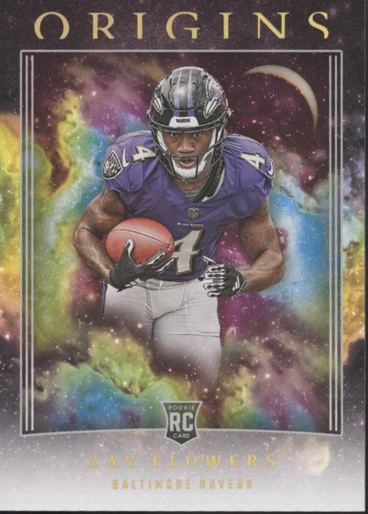 Zay Flowers 2023 Panini Origins RC #111 #1