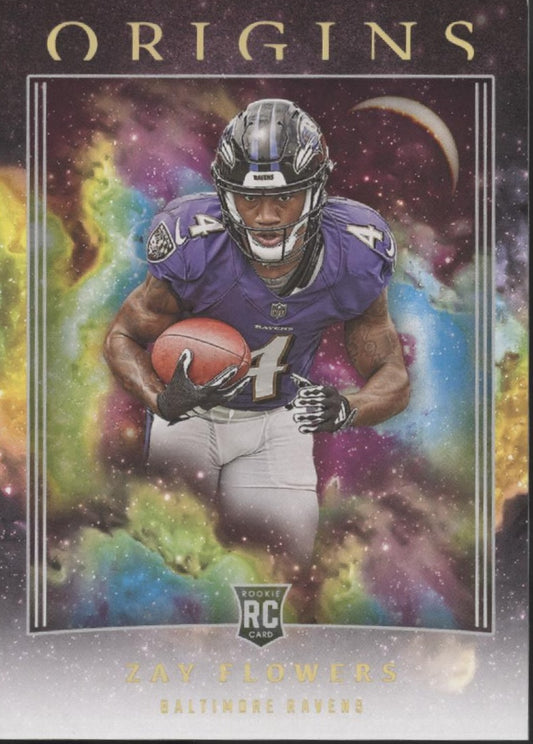 Zay Flowers 2023 Panini Origins RC #111 #4