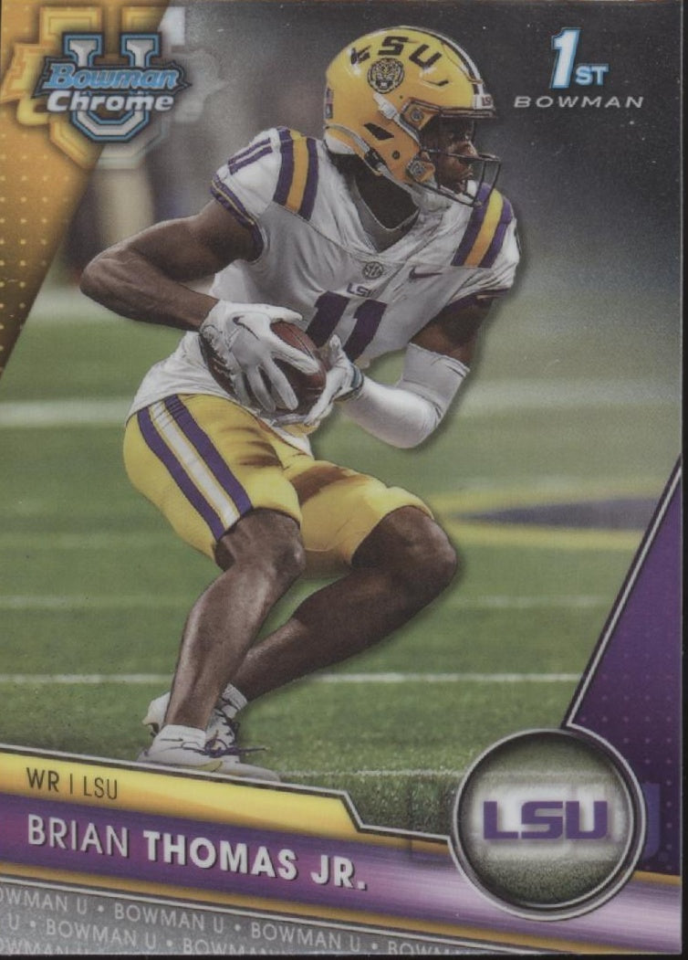 Brian Thomas Jr. 2023 Bowman Chrome University #8