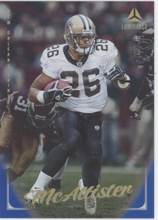 Deuce McAllister 2025 Panini Luminance Blue 080/199 #72