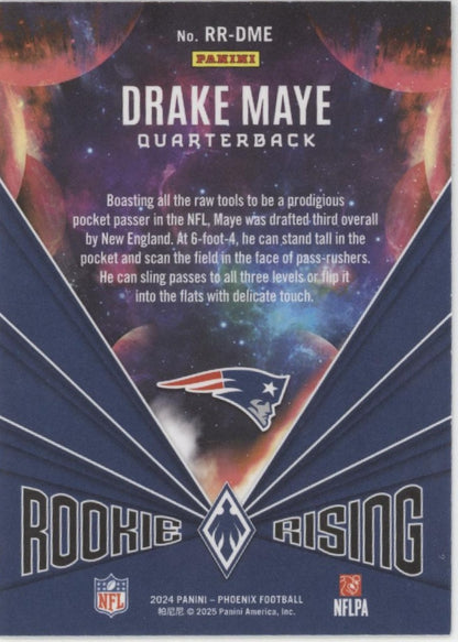 Drake Maye 2024 Panini Phoenix Rookie Rising RC #RR-DME
