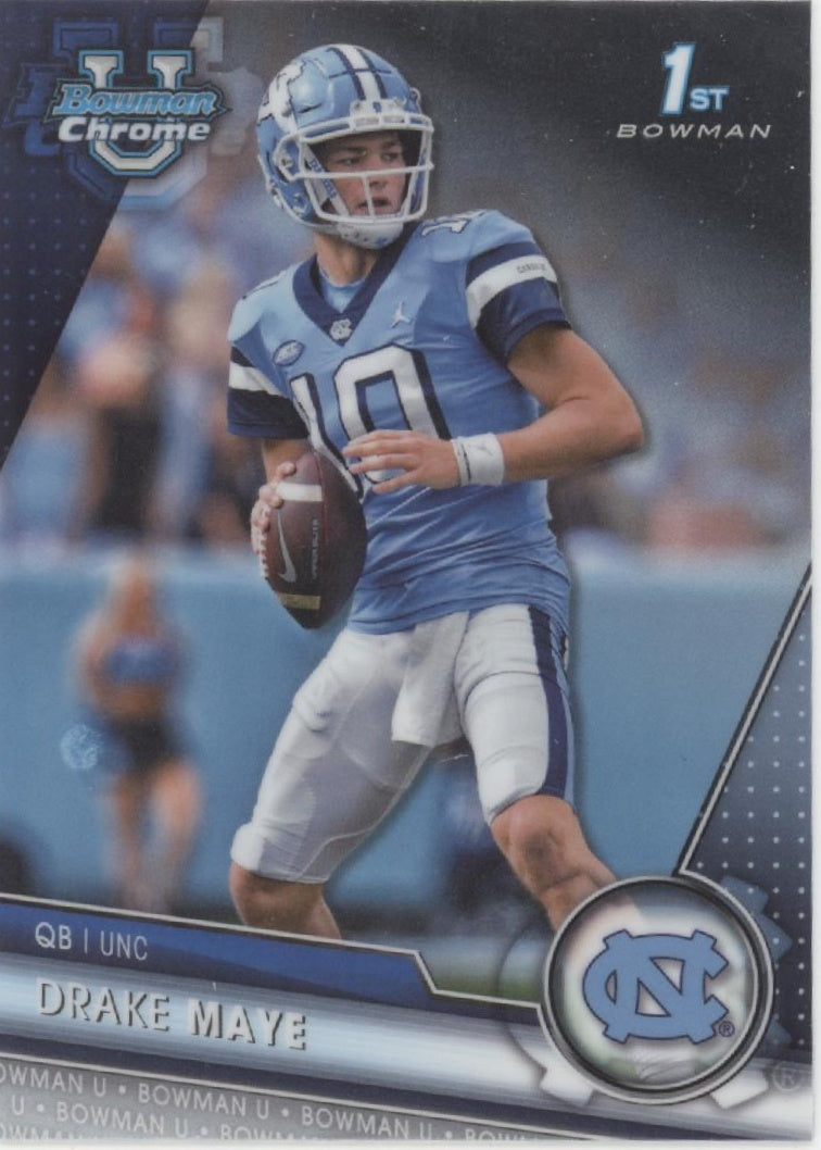Drake Maye 2023 Bowman Chrome University #200