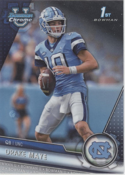 Drake Maye 2023 Bowman Chrome University #200