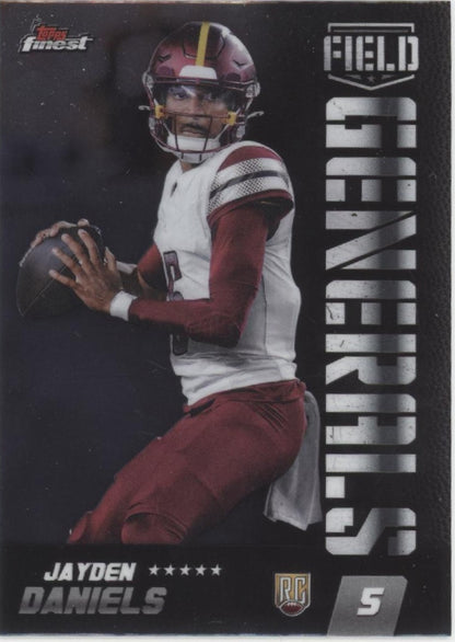 Jayden Daniels 2024 Topps Finest Field Generals RC #FG-18 #2