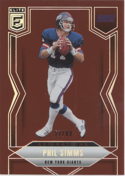Phil Simms 2025 Panini Donruss Elite 57/89 #58