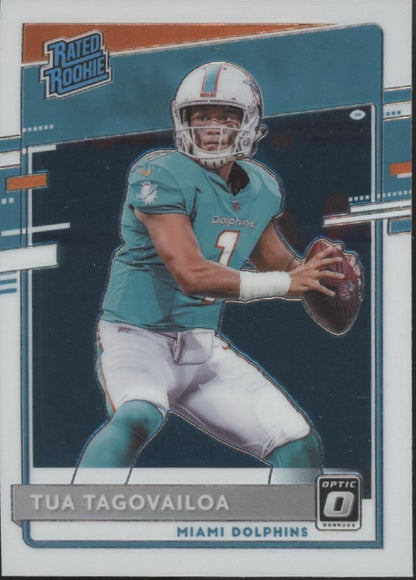 Tua Tagovailoa 2020 Panini Donruss Optic Rated Rookie RC #52