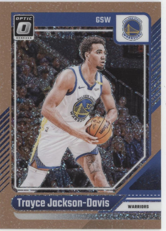 Trayce Jackson-Davis 2024-25 Panini Donruss Optic Copper Glitter Prizm 07/99