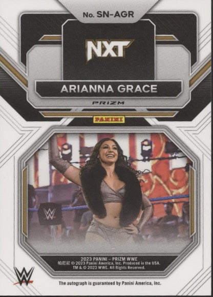 Arianna Grace 2023 Prizm Sensational Signatures Disco Prizm RC Auto #SN-AGR