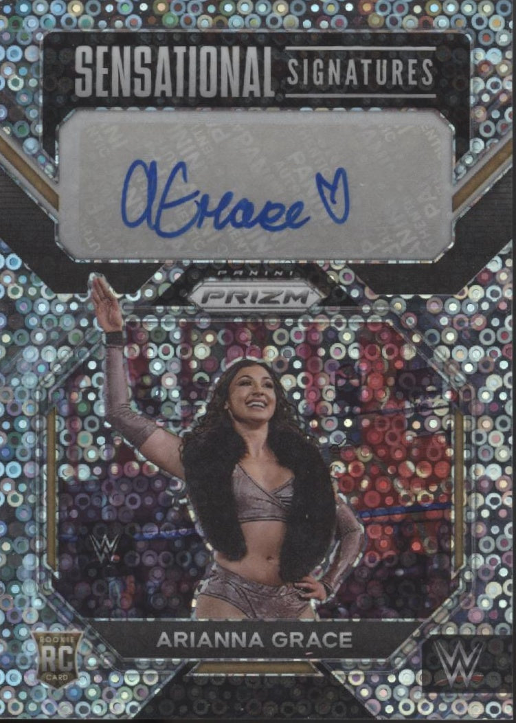 Arianna Grace 2023 Prizm Sensational Signatures Disco Prizm RC Auto #SN-AGR