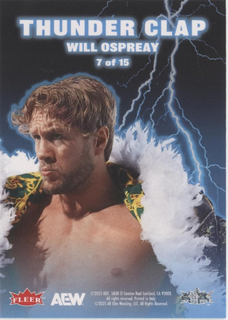Will Ospreay 2025 Upper Deck Fleer Ultra Thunder Clap #7 #2