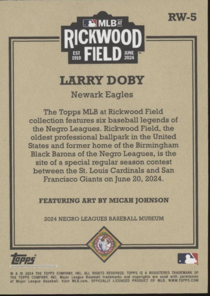Larry Doby 2024 Topps Rickwood Field #RW-5