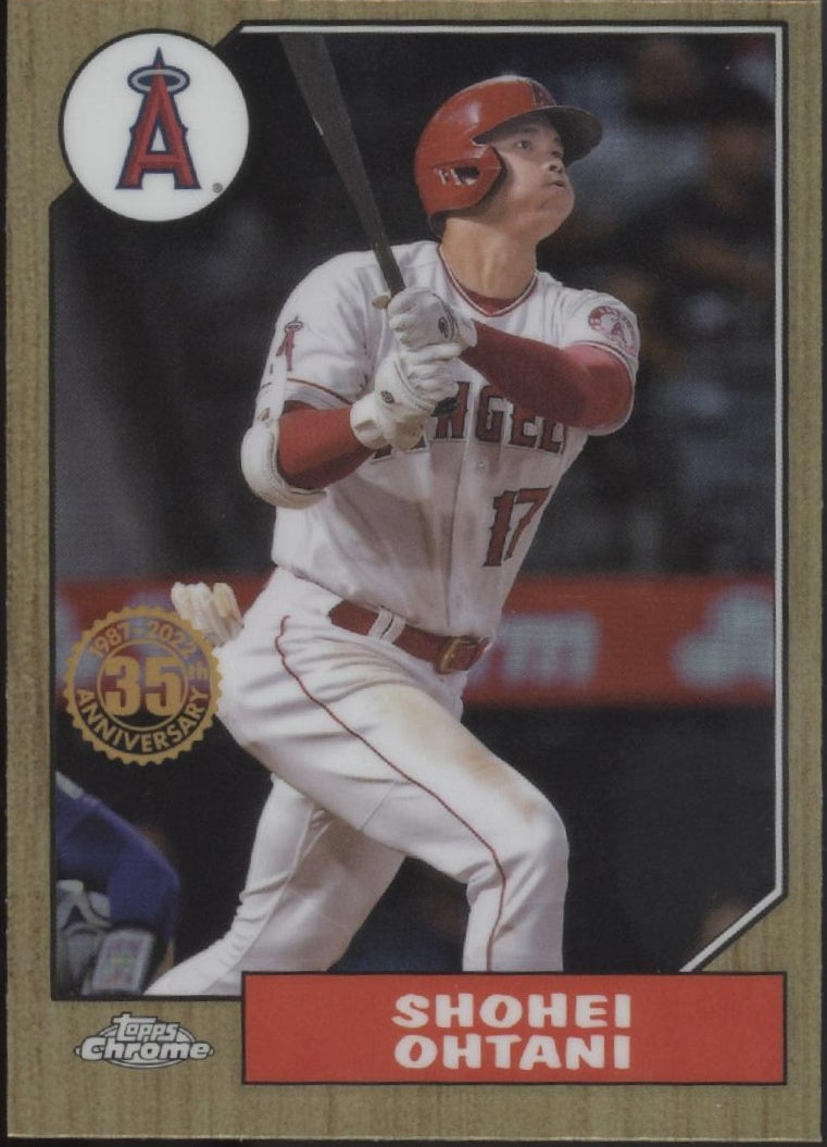 Shohei Ohtani 2022 Topps Chrome 35th Anniversary Refractor #87BC-2 #2